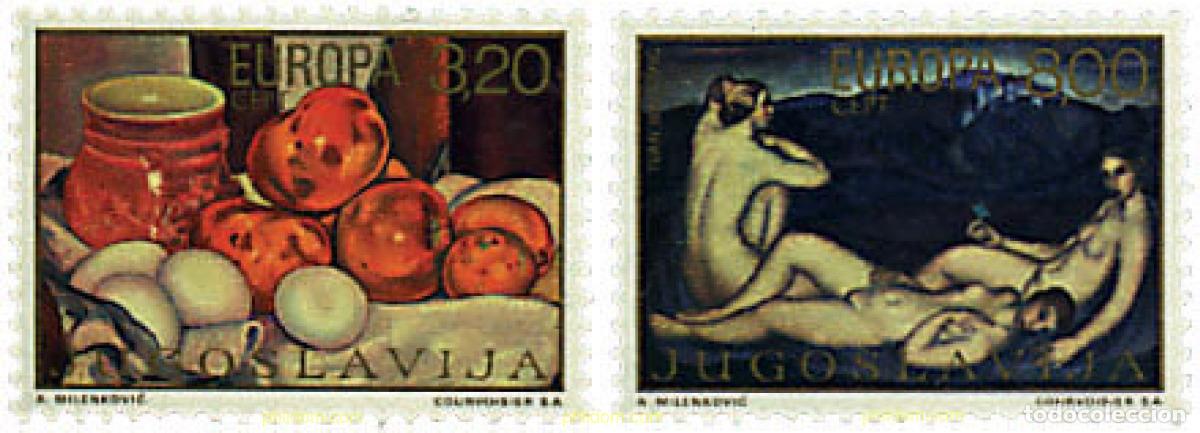 Sellos: 62282 MNH YUGOSLAVIA 1975 EUROPA CEPT. PINTURAS