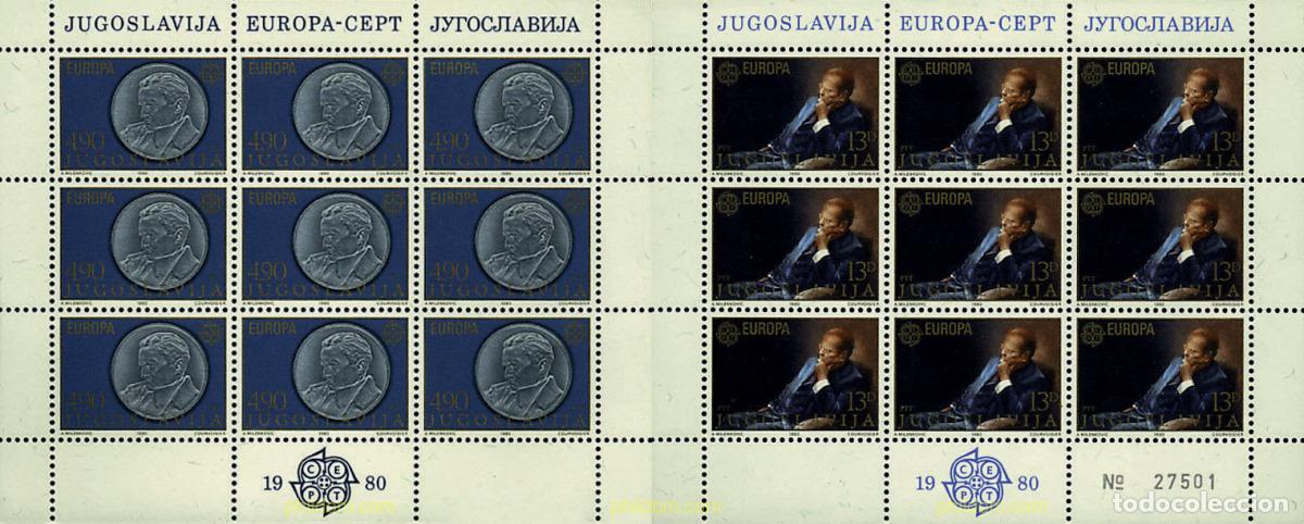 Sellos: 8921 MNH YUGOSLAVIA 1980 EUROPA CEPT. GENTE FAMOSA