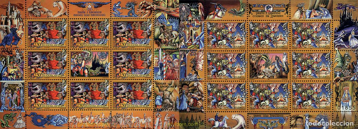 Sellos: 9139 MNH YUGOSLAVIA 1997 EUROPA CEPT. CUENTOS Y LEYENDAS