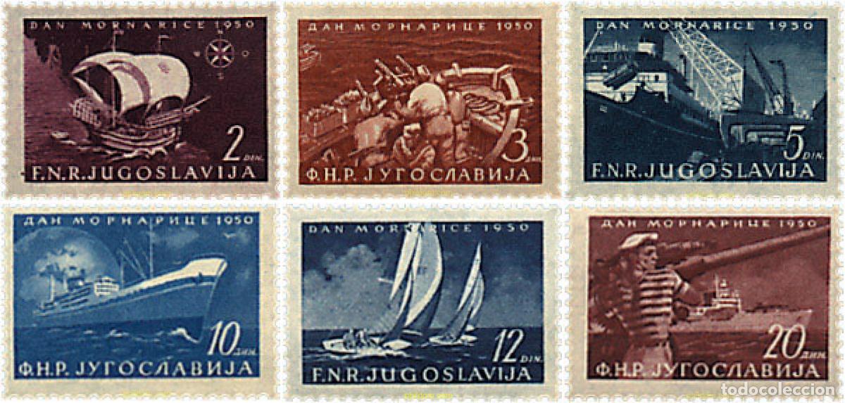 Sellos: 67142 MNH YUGOSLAVIA 1950 DIA DE LA MARINA