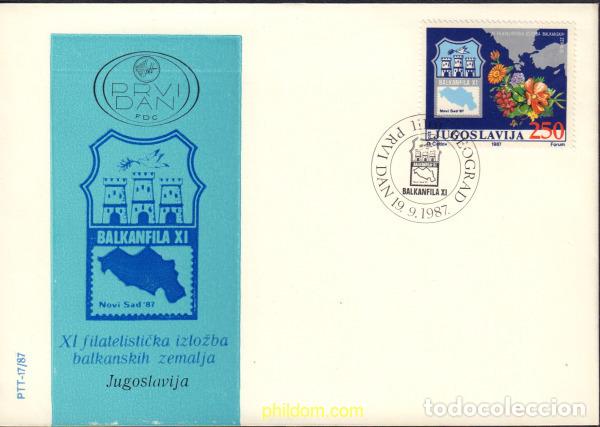 Timbres: 393994 MNH YUGOSLAVIA 1987 BALKANPHILA XI. EXPOSICION FILATELICA INTERNACIONAL