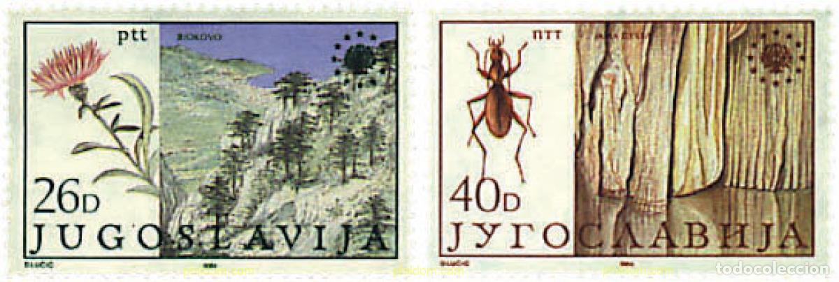 Sellos: 96513 MNH YUGOSLAVIA 1984 PROTECCION DEL MEDIO AMBIENTE
