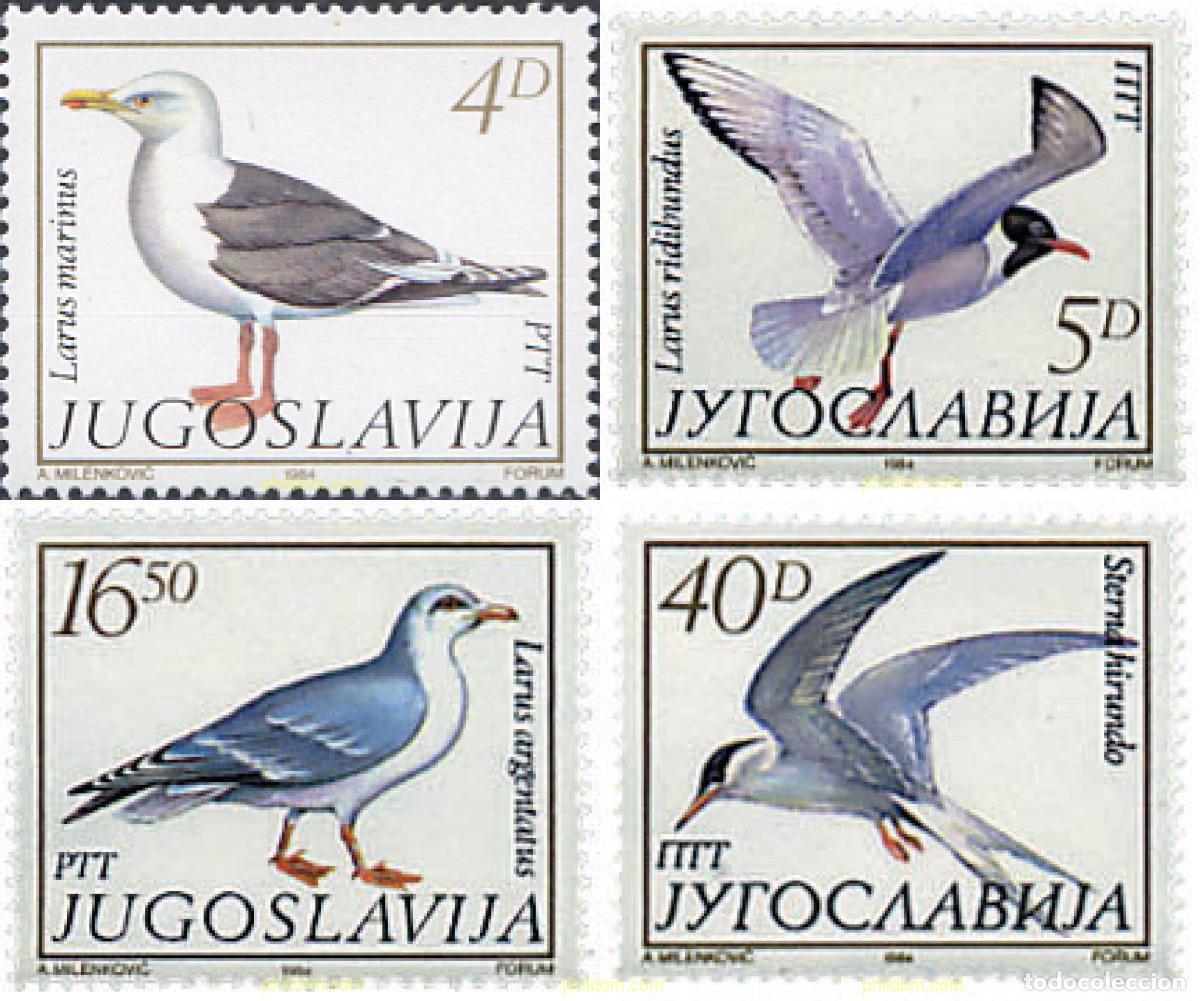 Sellos: 67229 MNH YUGOSLAVIA 1984 AVES MARINAS