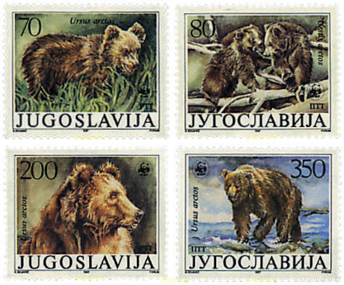Timbres: 78999 MNH YUGOSLAVIA 1988 OSO PARDO