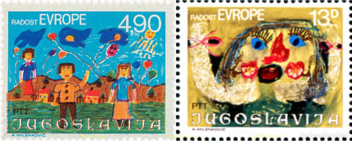 Timbres: 37148 MNH YUGOSLAVIA 1980 12 REENCUENTRO DE NI&Ntilde;OS DE EUROPA