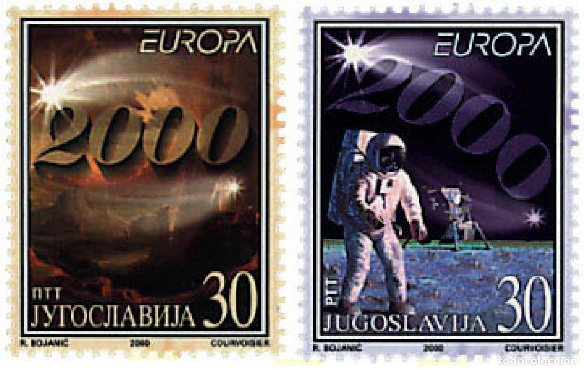 Stamps: 82382 MNH YUGOSLAVIA 2000 EUROPA CEPT. CONSTRUCCION EUROPEA