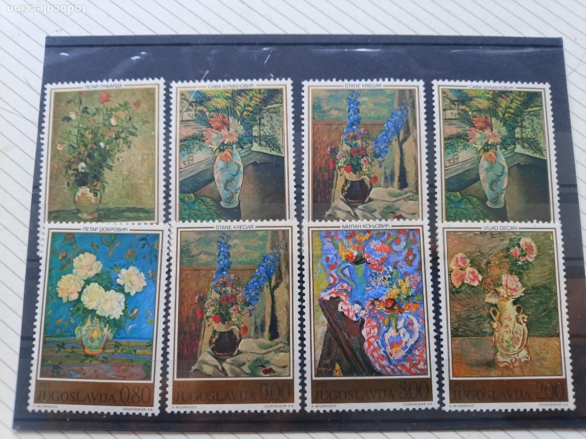 Timbres: Yugoslavia. Lote de sellos nuevos de pintura