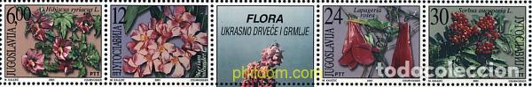 Sellos: 5040 MNH YUGOSLAVIA 2001 FLORES