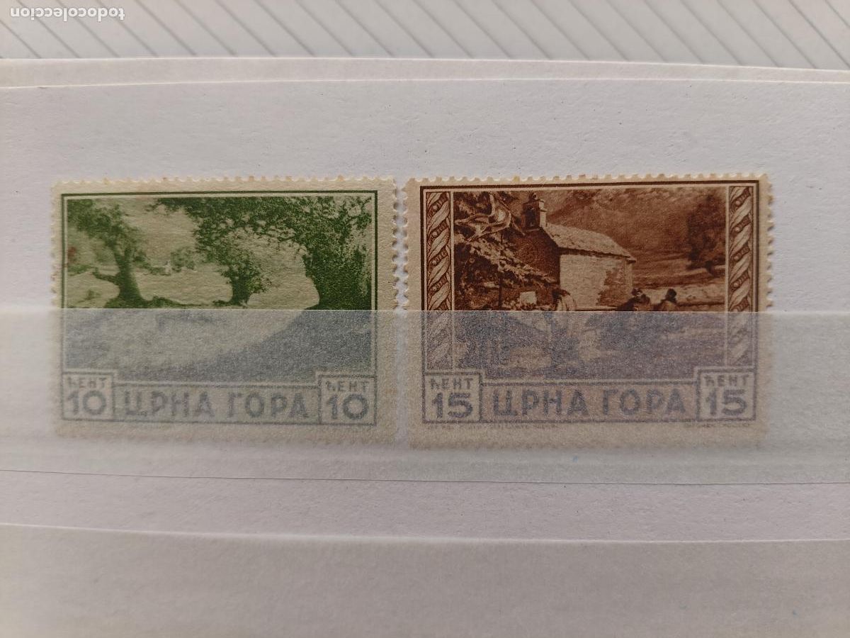 Timbres: MONTENEGRO, 2 sellos antiguos