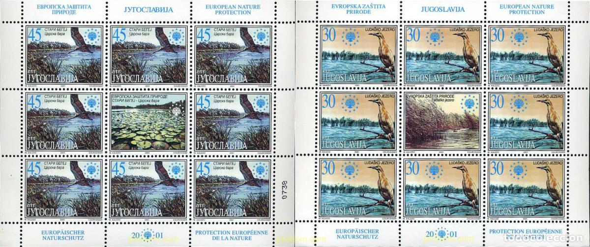 Timbres: 8784 MNH YUGOSLAVIA 2001 NATURALEZA