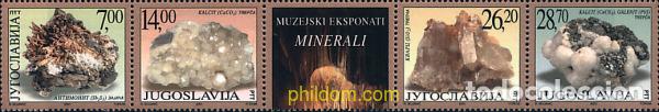 Timbres: 4875 MNH YUGOSLAVIA 2001 MINERALES