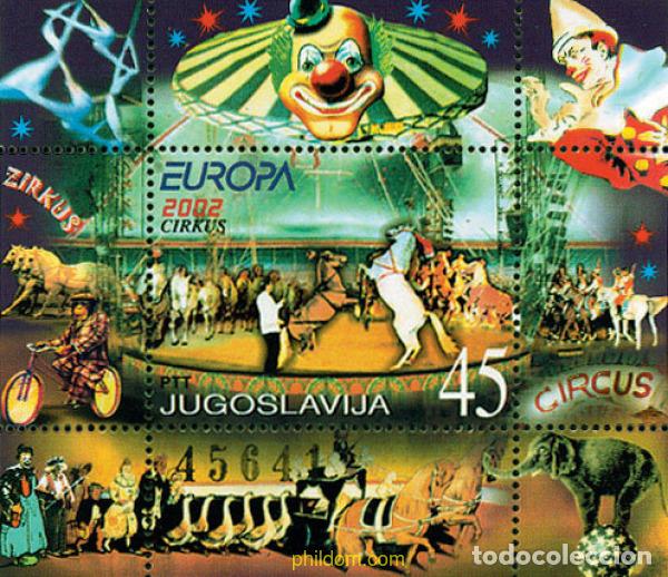 Selos: 98560 MNH YUGOSLAVIA 2002 EUROPA CEPT 2002 - EL CIRCO