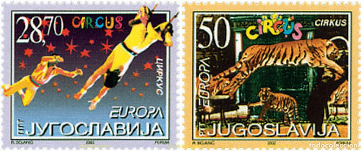 Selos: 98559 MNH YUGOSLAVIA 2002 EUROPA CEPT 2002 - EL CIRCO