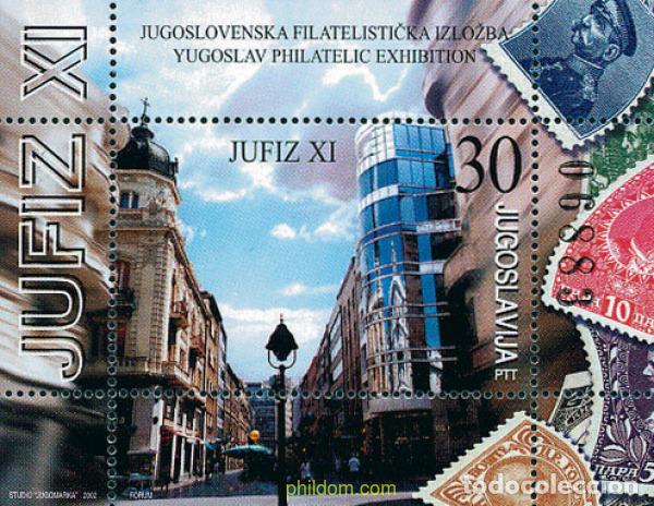 Sellos: 103394 MNH YUGOSLAVIA 2002 JUFIZ XI. EXPOSICION FILATELICA NACIONAL