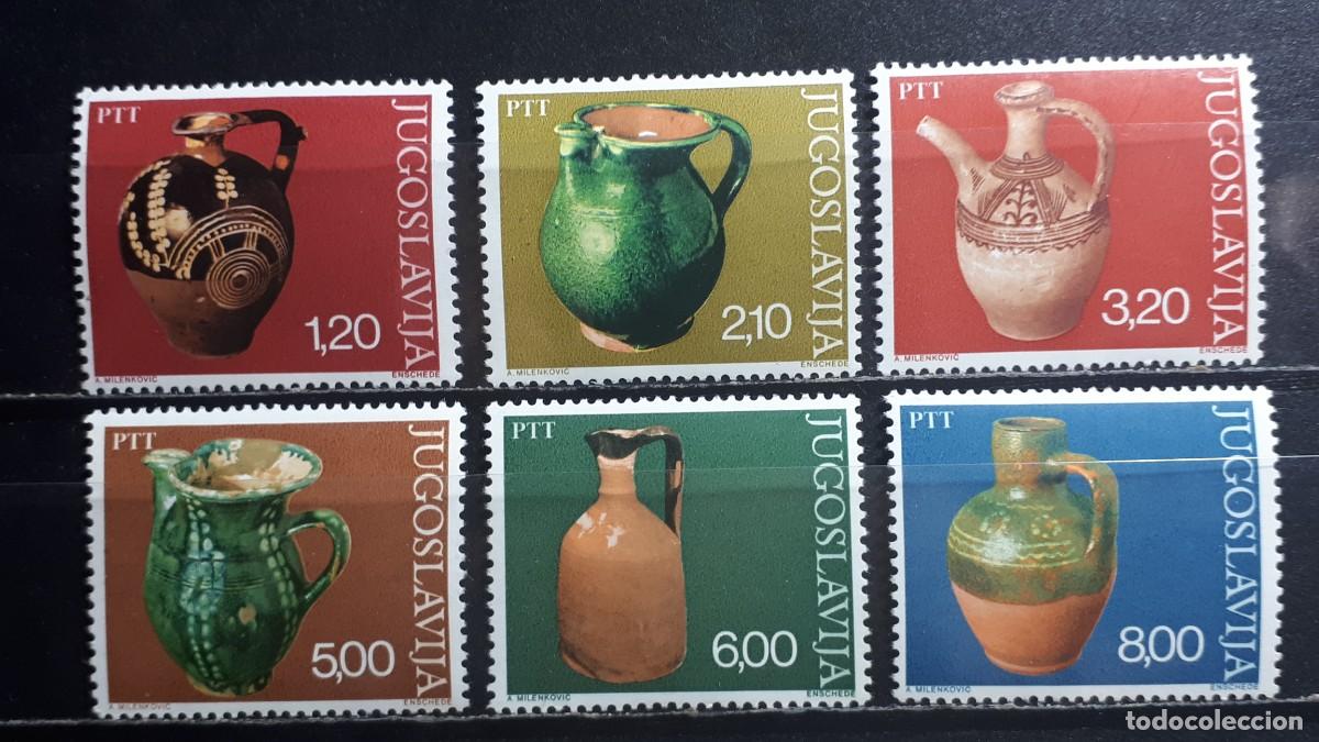 Timbres: YUGOSLAVIA. A&Ntilde;O 1976. **. YVERT 1529/34