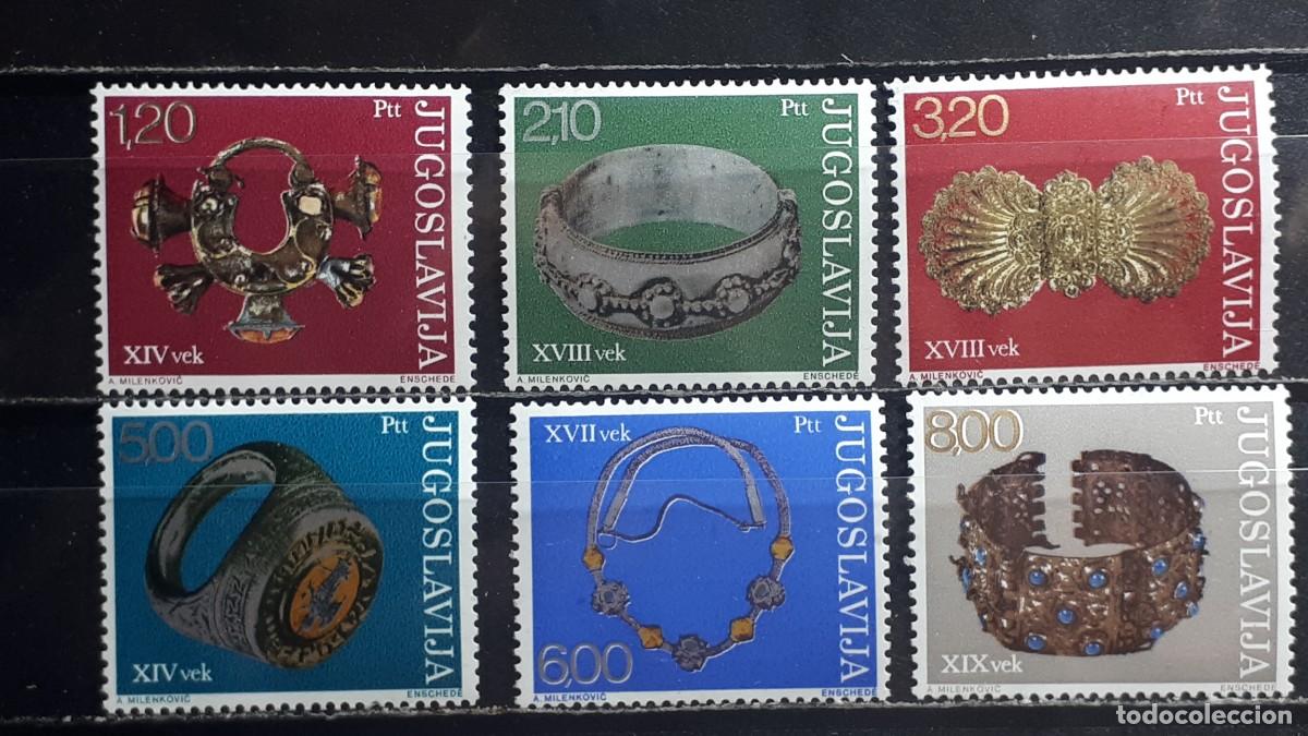 Timbres: YUGOSLAVIA. A&Ntilde;O 1975. **. YVERT 1471/6