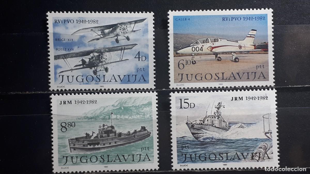 Timbres: YUGOSLAVIA. A&Ntilde;O 1982. **. YVERT 1823/6