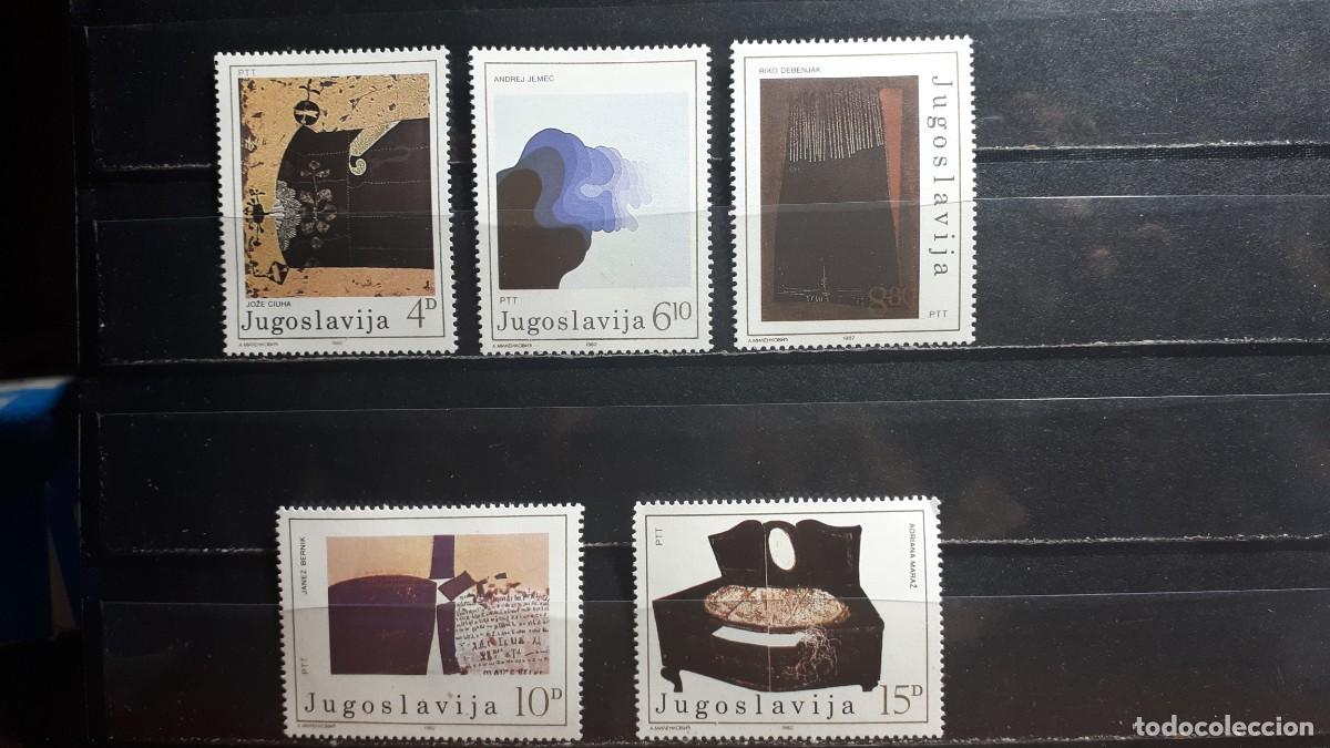 Selos: YUGOSLAVIA. A&Ntilde;O 1982. **. YVERT 1843/7
