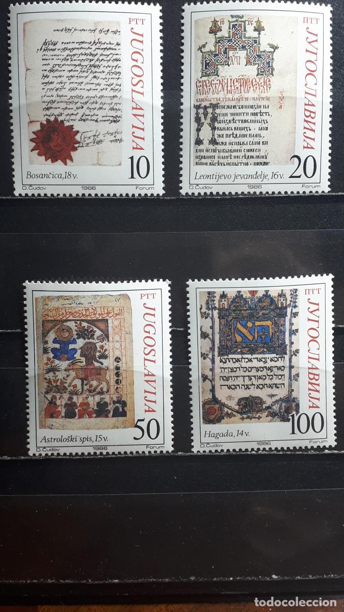 Sellos: YUGOSLAVA. A&Ntilde;O 1986. **. YVERT 2060/3