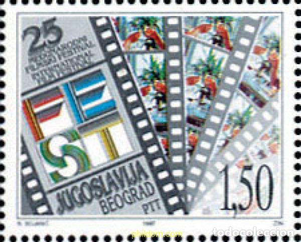 Sellos: 134476 MNH YUGOSLAVIA 1997 25 FESTIVAL INTERNACIONAL DE CINE