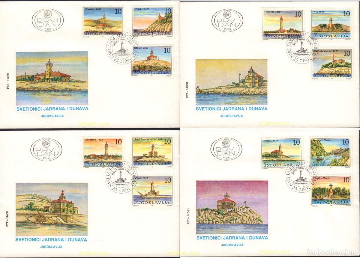 Briefmarken: 544509 MNH YUGOSLAVIA 1991 FAROS