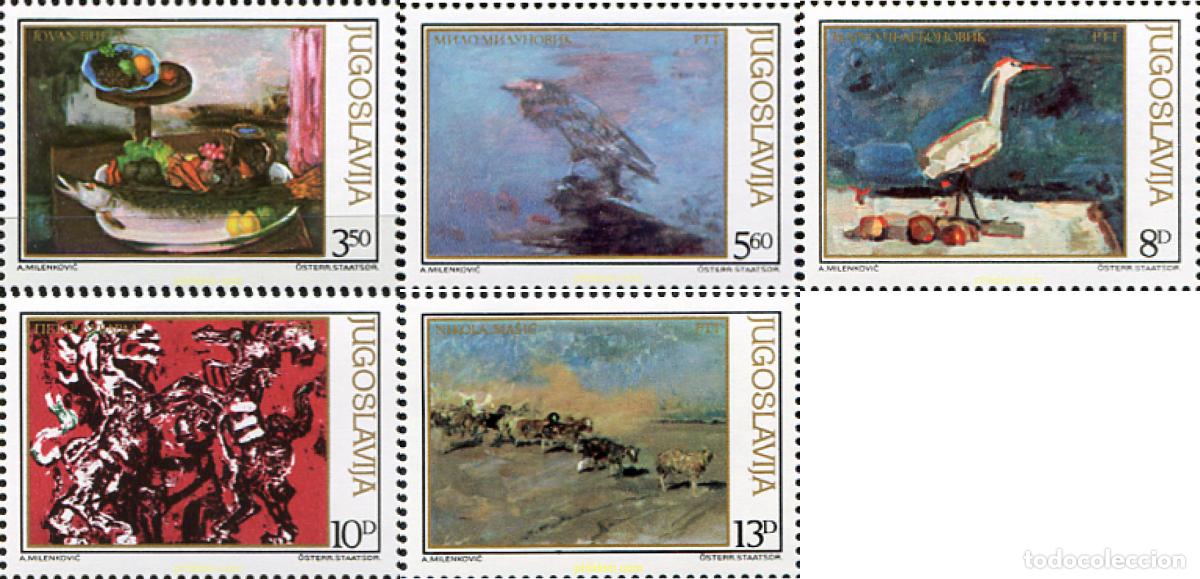 Briefmarken: 144344 MNH YUGOSLAVIA 1981 PINTURAS
