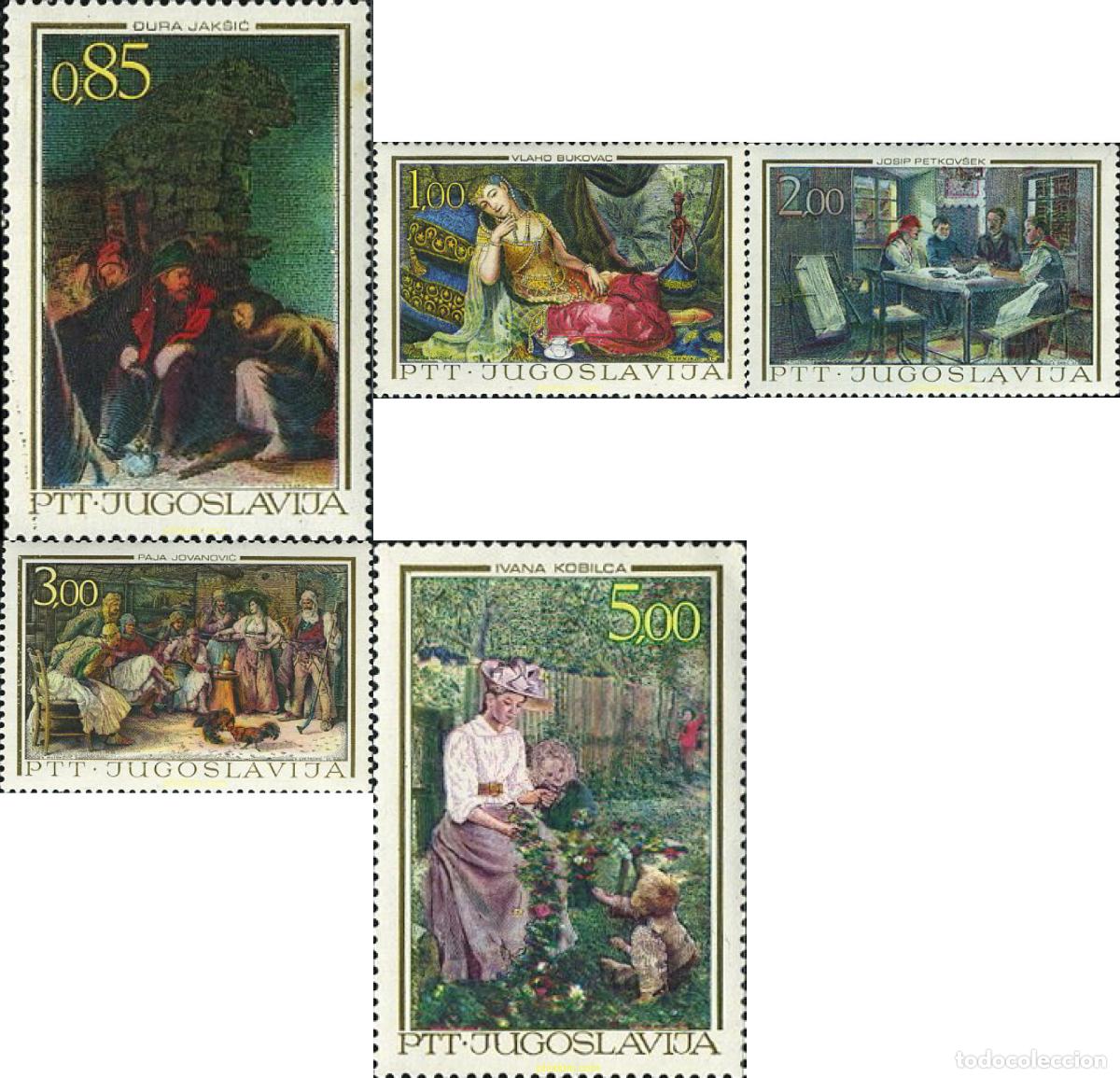 Sellos: 293919 MNH YUGOSLAVIA 1967 ARTE NACIONAL A TRAV&Eacute;S DE LOS SIGLOS