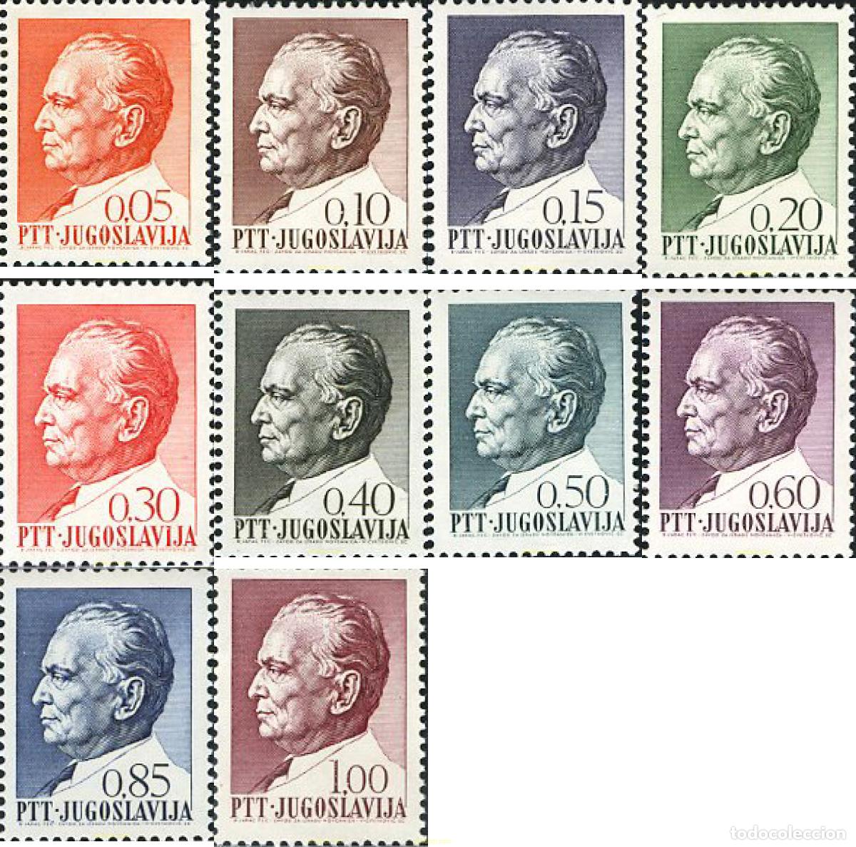 Sellos: 293882 MNH YUGOSLAVIA 1967 75 ANIVERSARIO DEL MARISCAL JOSIP BROZ TITO