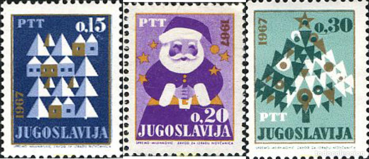 Sellos: 293880 MNH YUGOSLAVIA 1966 A&Ntilde;O NUEVO 1967