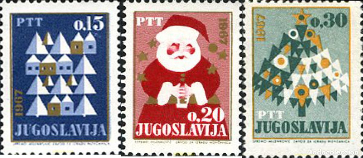 Sellos: 293881 MNH YUGOSLAVIA 1966 A&Ntilde;O NUEVO 1967