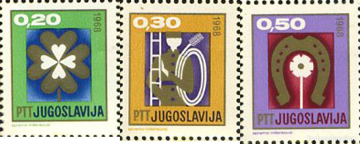 Sellos: 170572 MNH YUGOSLAVIA 1967 A&Ntilde;O NUEVO 1968