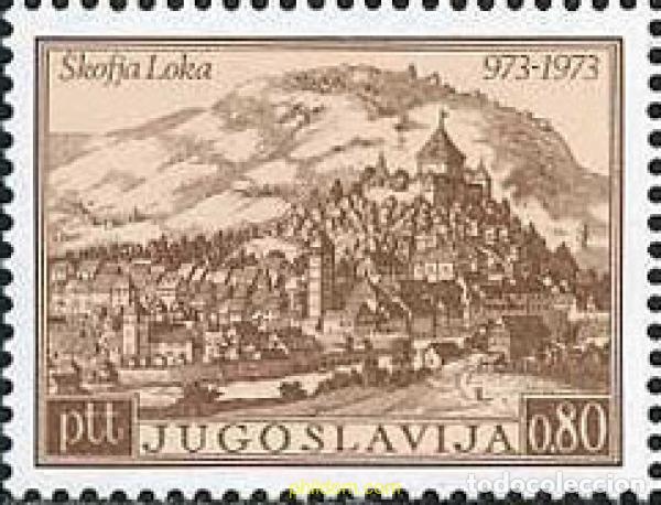 Sellos: 223309 MNH YUGOSLAVIA 1973 MILENARIO DE LA VILLA DE SKOFJA LOKA