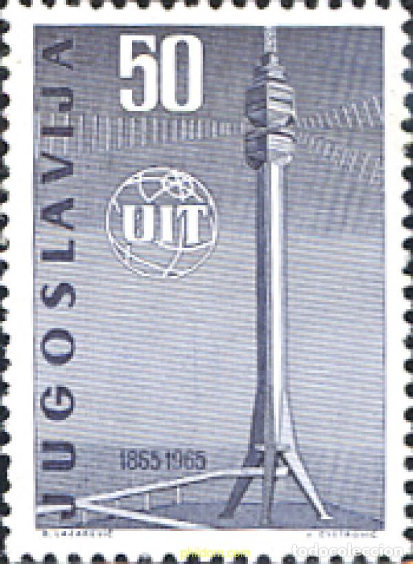 Sellos: 293828 MNH YUGOSLAVIA 1965 CENTENARIO DE LA UNION INTERNACIONAL DE TELECOMUNICACIONES