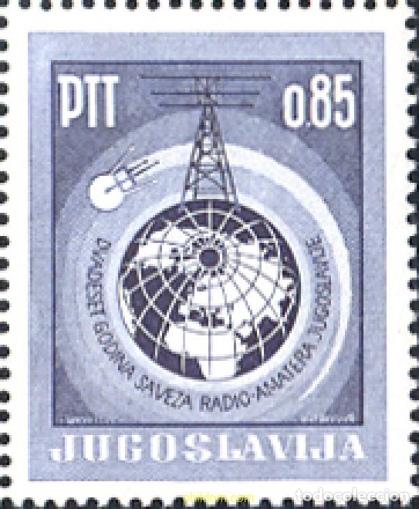 Sellos: 293836 MNH YUGOSLAVIA 1966 49 ANIVERSARIO DE RADIO AFICIONADO Y 20 ANIVERSARIO DE LA SOCIEDAD NACIO