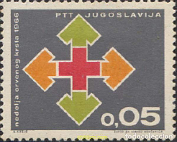 Sellos: 232002 MNH YUGOSLAVIA 1966 SEMANA DE LA CRUZ ROJA