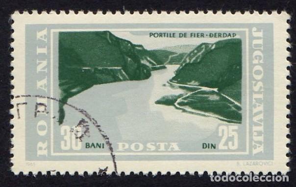 Sellos: Yugoslavia. Centrales hidroel&eacute;ctricas. 1965. YT-1001/1002. S. Completa. Nuevos Matasello de cortes&iacute;a