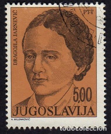 Sellos: Yugoslavia. Escritor. Dragojla Jarnevic 1975. YT-1501. usado