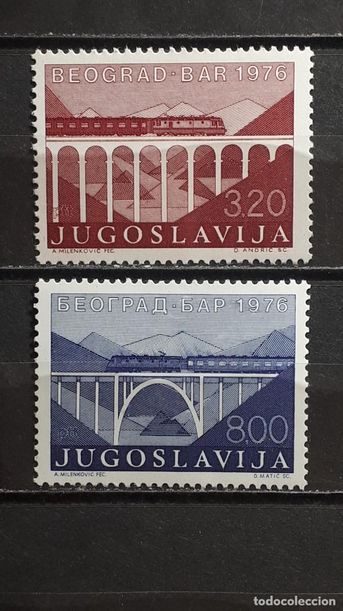 Sellos: YUGOSLAVIA. A&Ntilde;O 1976. **. YVERT 1527/8.