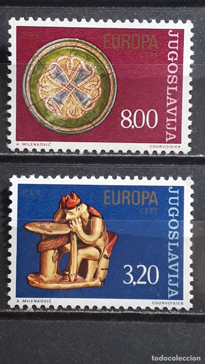 Sellos: YUGOSLAVIA. EUROPA. A&Ntilde;O 1976. **. YVERT 1524/5