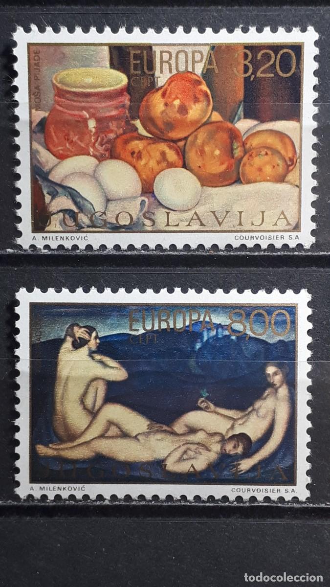 Sellos: YUGOSLAVIA. EUROPA. A&Ntilde;O 1975. **. YVERT 1479/80