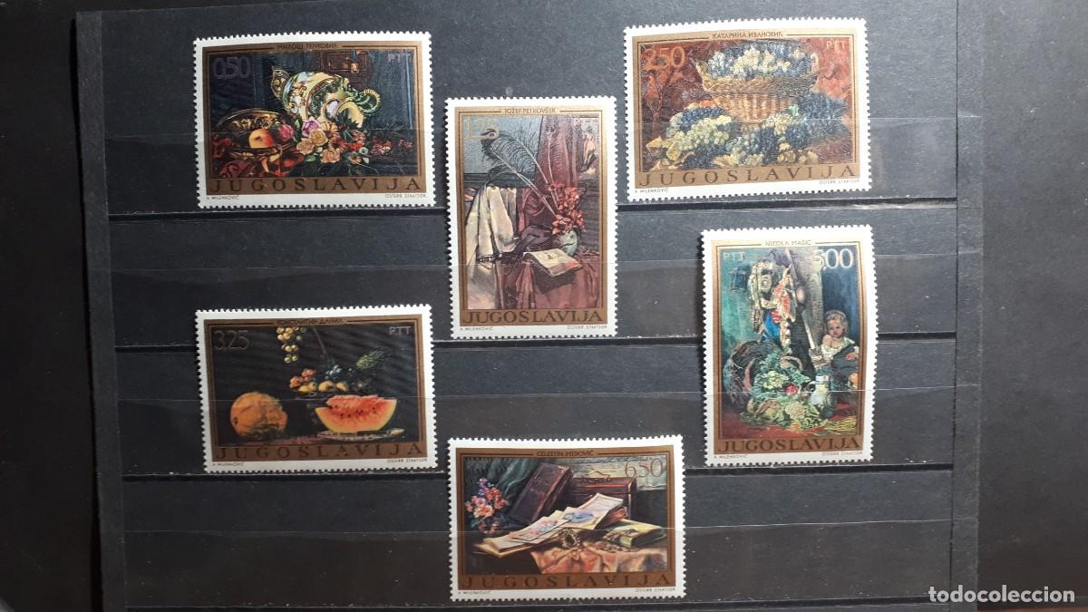 Sellos: YUGOSLAVIA. ARTE. A&Ntilde;O 1972. **. YVERT 1374/9