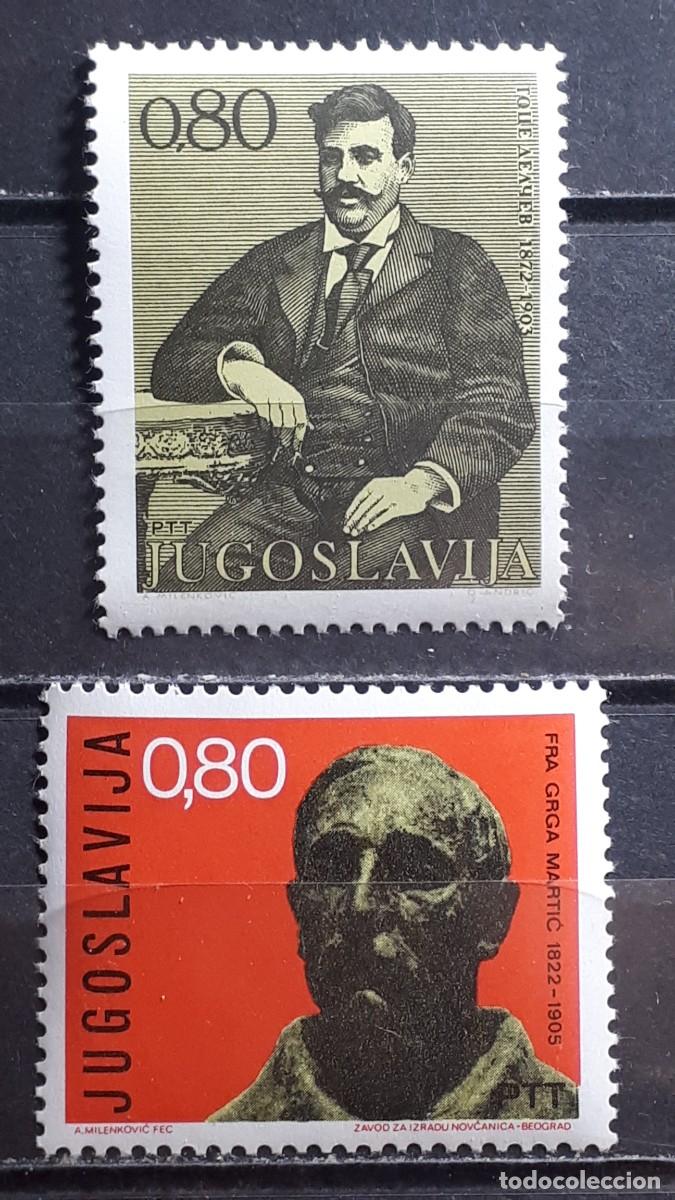 Sellos: YUGOSLAVIA. HISTORIA. A&Ntilde;O 1972. **. YVERT 1371/2