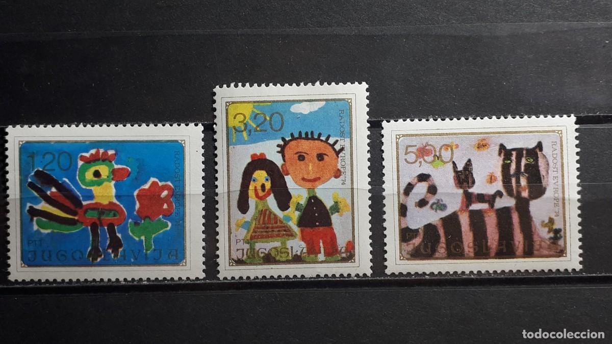 Sellos: YUGOSLAVIA. A&Ntilde;O 1974. **. YVERT 1458/60