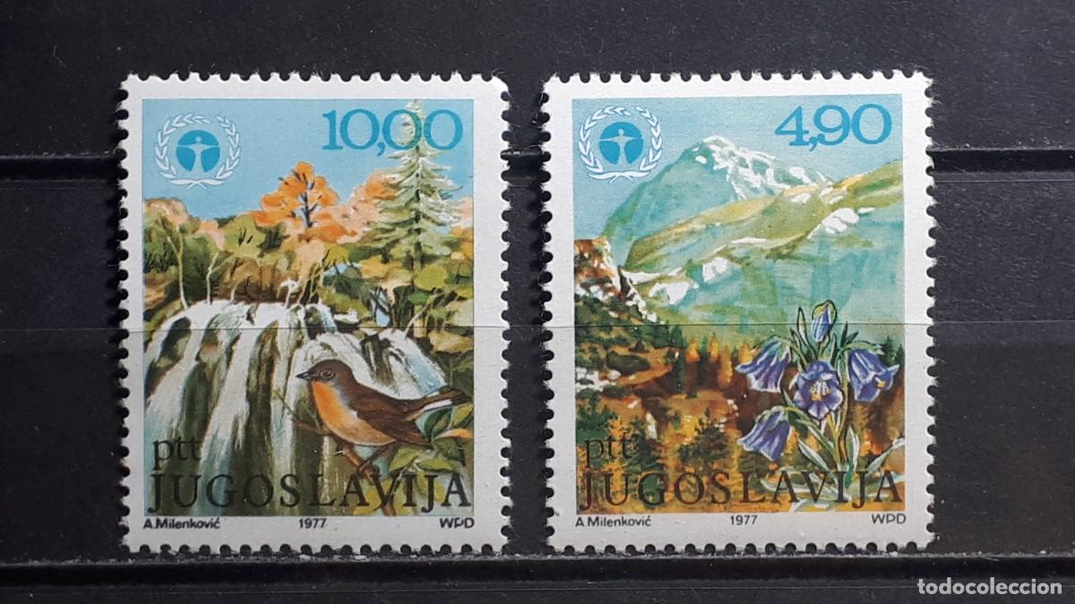 Sellos: YUGOSLAVIA. A&Ntilde;O 1977. **. YVERT 1578/9