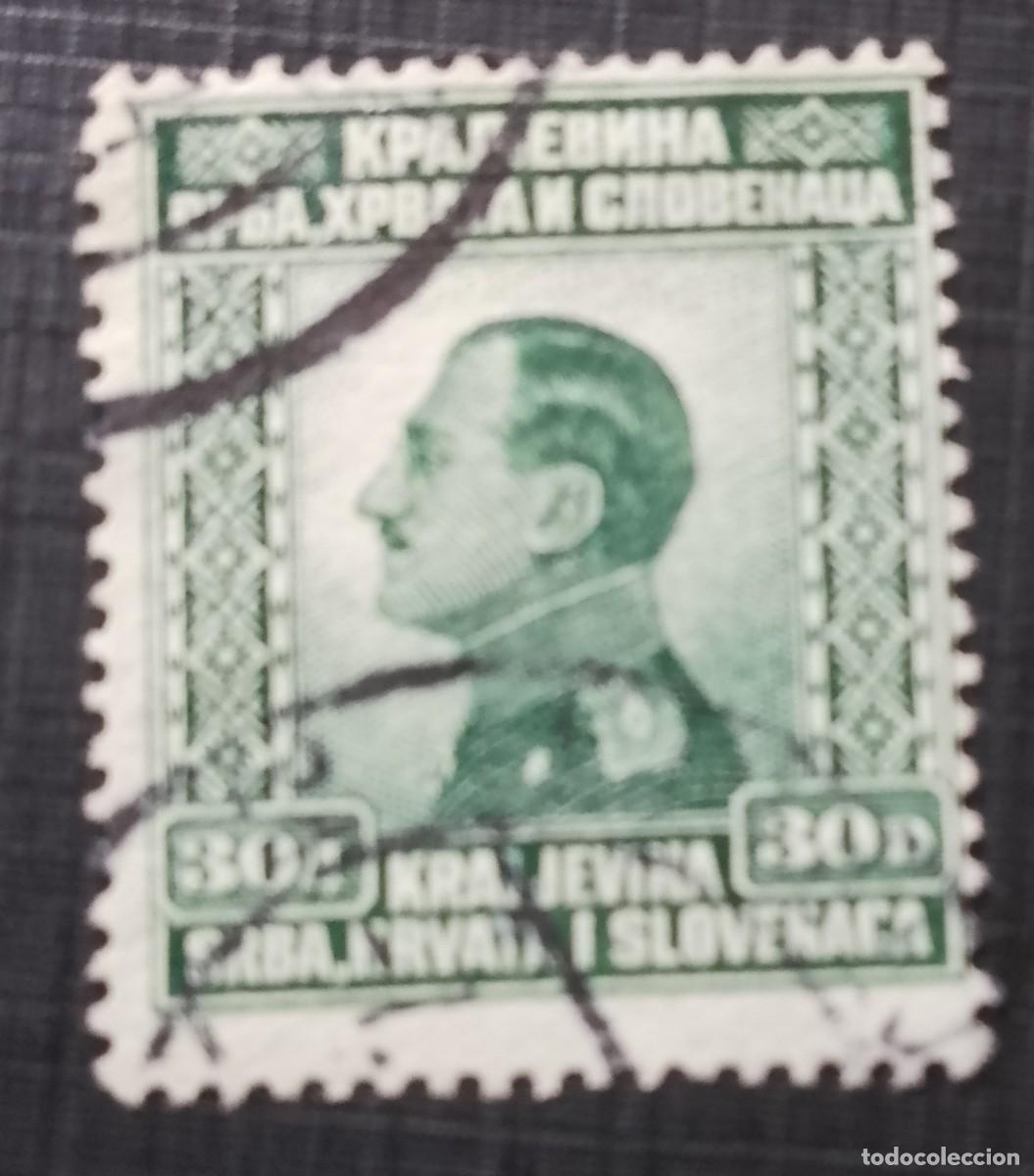 Sellos: YUGOSLAVIA - V/F 30 D - MONARQUIA, REY ALEJANDRO I
