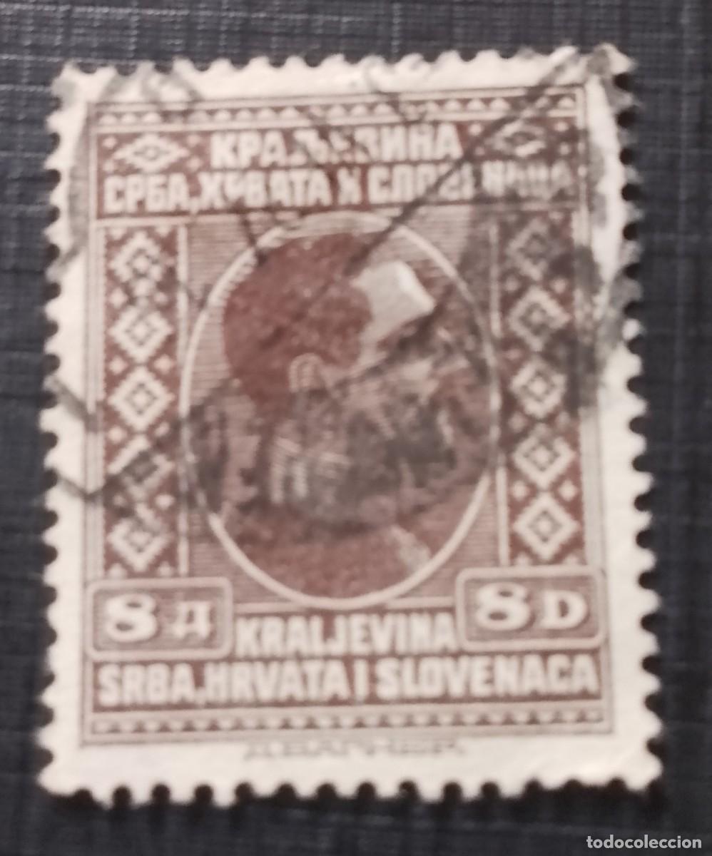 Sellos: YUGOSLAVIA - V/F 8 D - MONARQUIA, REY ALEJANDRO I