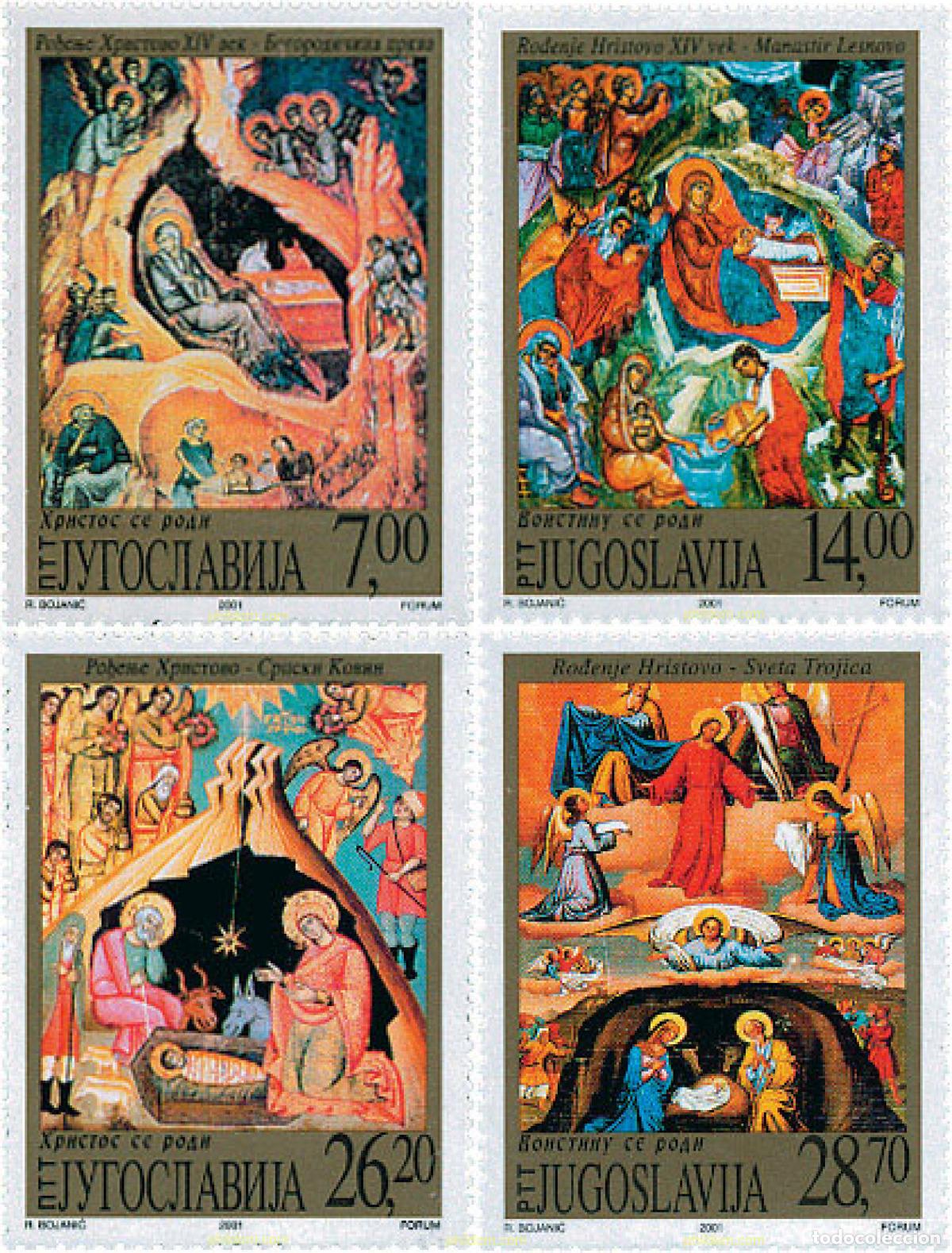 Sellos: 113520 MNH YUGOSLAVIA 2001 NAVIDAD