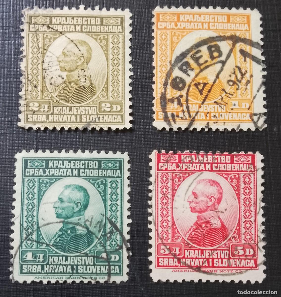Sellos: LOTE CON 4 SELLOS DIFERENTES DE YUGOSLAVIA - PERSONAJE, MILITAR