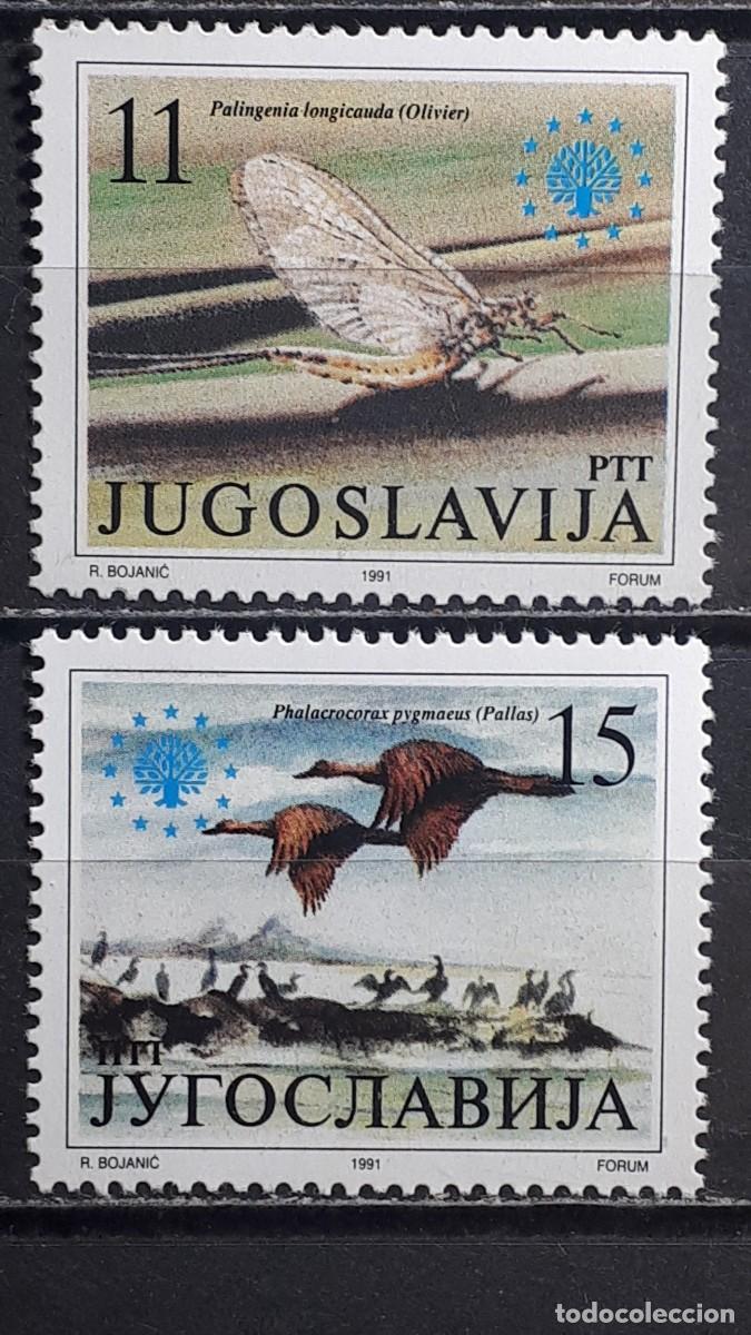Sellos: YUGOSLAVIA. A&Ntilde;O 1991. **. YVERT 2367/8
