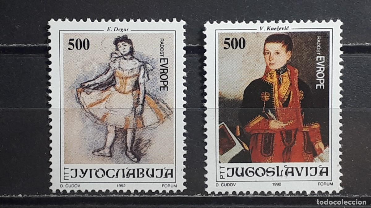 Sellos: YUGOSLAVIA. A&Ntilde;O 1992. **. YVERT 2428/9
